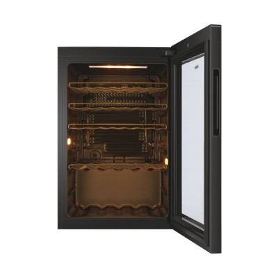 Холодильник Haier для вина, 82x49.7х58, холод.відд.-118л, зон - 1, бут-49, ST, дисплей, чорний (HWS49GAE)