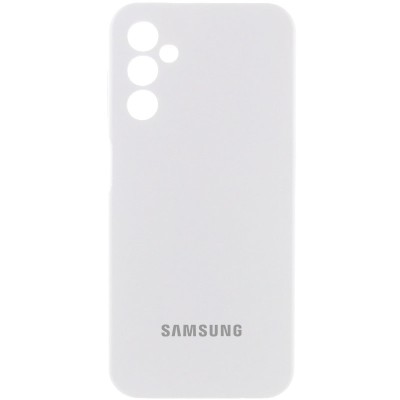 Чохол Silicone Cover Lakshmi Full Camera (AA) with logo для Samsung Galaxy A35 Білий / White