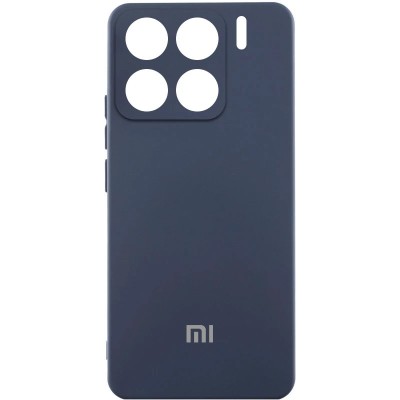 Чохол Silicone Cover Lakshmi Full Camera (AA) with logo для Xiaomi 15 Синій / Midnight blue