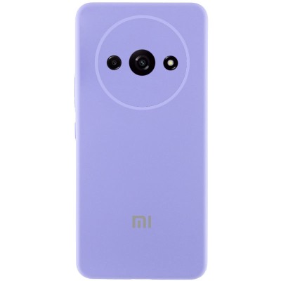 Чохол Silicone Cover Lakshmi Full Camera (AA) with logo для Xiaomi Redmi A3 Бузковий / Dasheen Чохол Silicone Cover Lakshmi Full Camera (AA) with logo для Xiaomi Redmi A3 Бузковий / Dasheen