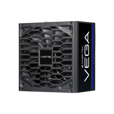 Блок живлення CHIEFTEC Vega (850W), >90%, 80+ Gold, 135мм FDB, 1xMB 24pin(20+4), 2xCPU 8pin(4+4), 3xMolex, 6xSATA, 4xPCIe 8pin(6