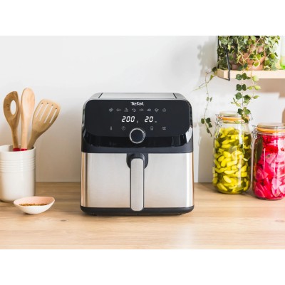 Мультипіч Tefal Easy Fry Mega, 1700Вт, чаша-7.5л, сенсорне керув., 8 програм, пластик, чорний (EY855D10) Мультипіч Tefal Easy Fry Mega, 1700Вт, чаша-7.5л, сенсорне керув., 8 програм, пластик, чорний (EY855D10)