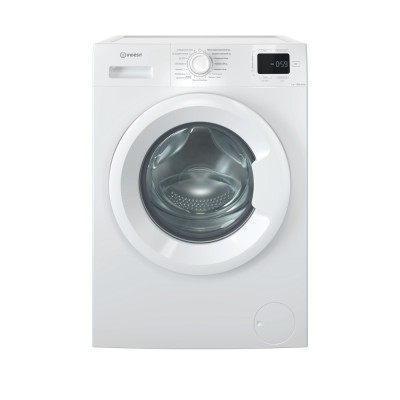 Пральна машина Indesit фронтальна, 6кг, 1000, A+++, 44.6см, дисплей, пара, інвертор, білий (IM600MYTIMEUA)