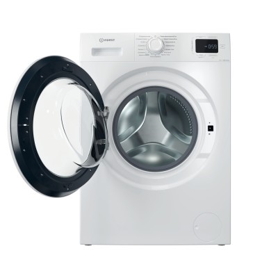 Пральна машина Indesit фронтальна, 6кг, 1000, A+++, 44.6см, дисплей, пара, інвертор, білий (IM600MYTIMEUA)