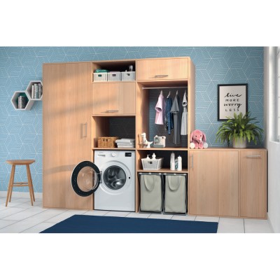 Пральна машина Indesit фронтальна, 6кг, 1000, A+++, 44.6см, дисплей, пара, інвертор, білий (IM600MYTIMEUA)