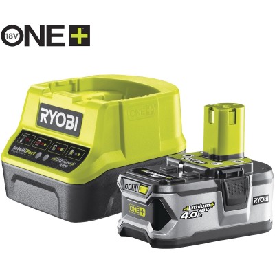Тример садовий акумуляторний Ryobi ONE+ RBC18X20B4F 18В 20см ніж/ліска 30см 1х4А·год ергоремені Vertebrae 4.7кг