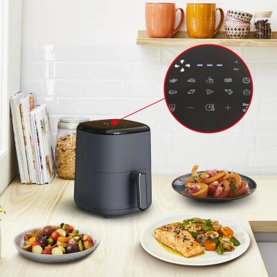 Мультипіч Tefal EasyFry Compact, 1300Вт, чаша-3л, сенсорне керув., пластик, темно-синій (EY145B10) Мультипіч Tefal EasyFry Compact, 1300Вт, чаша-3л, сенсорне керув., пластик, темно-синій (EY145B10)