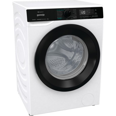 Прально-сушильна машина Gorenje фронтальна, 8(5)кг, 1400, A+, 51см, дисплей, інвертор, Wi-Fi, білий (WD2PA854ADW)
