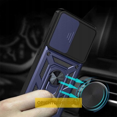 Ударостійкий чохол Camshield Serge Ring для Xiaomi Redmi A5 (Europe version) Синій