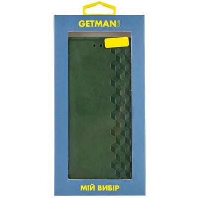 Шкіряний чохол-книжка GETMAN Cubic (PU) для Xiaomi Redmi A5 (Europe version) Зелений