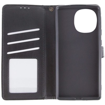 Шкіряний чохол-книжка GETMAN Gallant (PU) для TECNO Spark Go 1 (KL4) Чорний