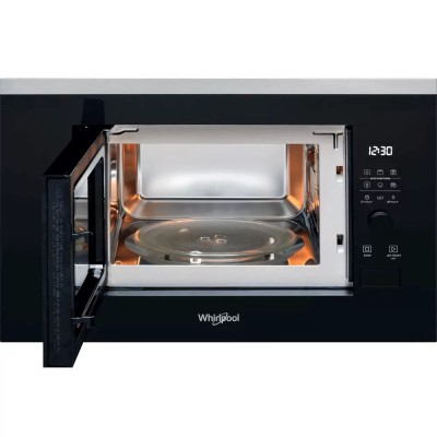 Мікрохвильова піч Whirlpool вбудована, 20л, електронне упр., 800Вт, дисплей, чорний (WMF200G)