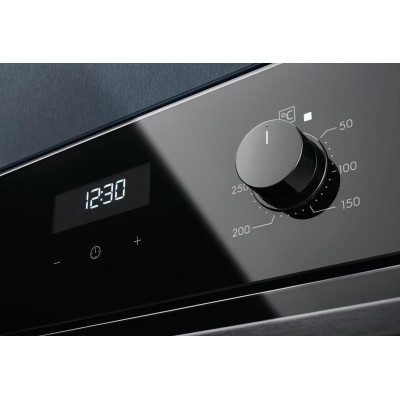 Духова шафа Electrolux електрична, 65л, А, пара, дисплей, конвекція, телескопічні напрямні, чорний (EOD5H70BZ) Духова шафа Electrolux електрична, 65л, А, пара, дисплей, конвекція, телескопічні напрямні, чорний (EOD5H70BZ)