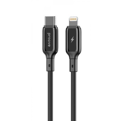Кабель Proove Flex Metal Type-C to Lightning 27W (1m) black (CCFM27002101)