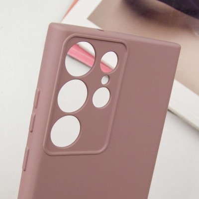 Чохол Silicone Cover Lakshmi Full Camera (AA) для Samsung Galaxy S24 Ultra Рожевий / Pink Sand