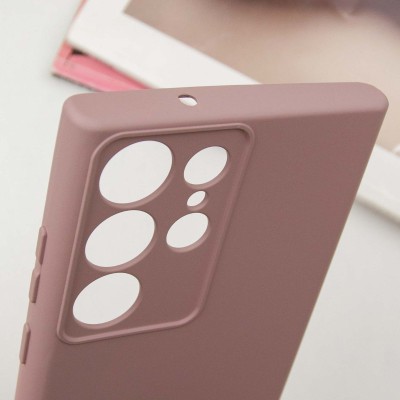Чохол Silicone Cover Lakshmi Full Camera (AA) для Samsung Galaxy S24 Ultra Рожевий / Pink Sand