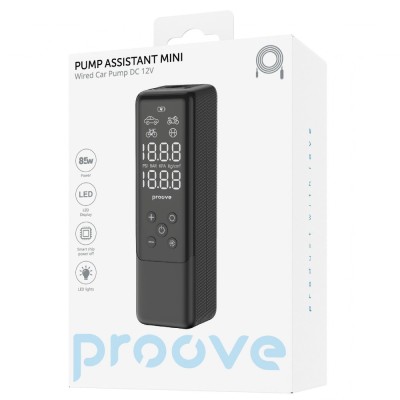 Автомобільний насос Proove Pump Assistant Mini 85W (PPAM85010901) black