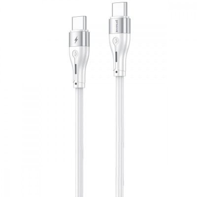 Кабель Proove Soft Silicone Type-C to Type-C 60W (2m) (CCSO60002222) white