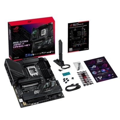 Материнcька плата ASUS ROG STRIX Z890-F GAMING WIFI s1851 Z890 4xDDR5 M.2 DP HDMI Wi-Fi BT ATX (90MB1I40-M0EAY0)