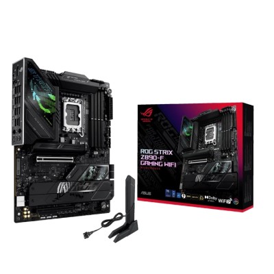 Материнcька плата ASUS ROG STRIX Z890-F GAMING WIFI s1851 Z890 4xDDR5 M.2 DP HDMI Wi-Fi BT ATX (90MB1I40-M0EAY0)