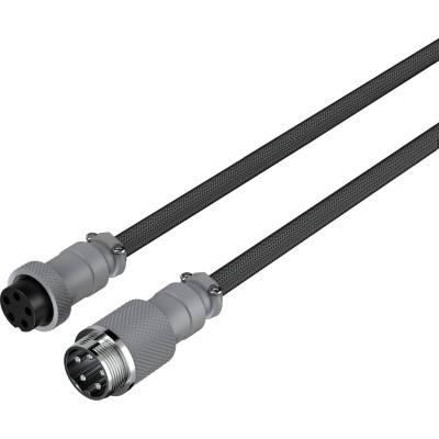 Кабель заряджання/синхронізації HyperX USB-A > USB-C, спіральний, 1.37м, сірий (6J678AA) Кабель заряджання/синхронізації HyperX USB-A > USB-C, спіральний, 1.37м, сірий (6J678AA)