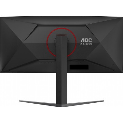 Монiтор TFT AOC 34" CU34G4 21:9 VA Curved WQHD 180Hz 2*HDMI DP HAS Black/Red