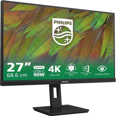Монiтор TFT PHILIPS 27" 27B1U3900/00 IPS 4K HDMI DP USB-C RJ45 Pivot USB MM Black