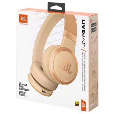 Навушники JBL Live 670NC (JBLLIVE670NCSAT) Sandstone Навушники JBL Live 670NC (JBLLIVE670NCSAT) Sandstone