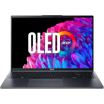 Ноутбук ACER Swift Go 16 SFG16-72 16" 3.2K OLED, Intel U7-155H, 32GB, F1TB, UMA, Lin, сірий (NX.KY9EU.003)