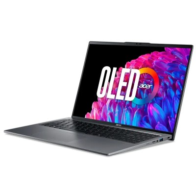 Ноутбук ACER Swift Go 16 SFG16-72 16" 3.2K OLED, Intel U7-155H, 32GB, F1TB, UMA, Lin, сірий (NX.KY9EU.003)