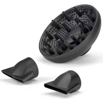 Фен Babyliss Air Power Pro, 2300Вт, 3 режими, дифузор, іоніз-я, хол. обдув, кераміка, чорно-рожевий (6716DE)