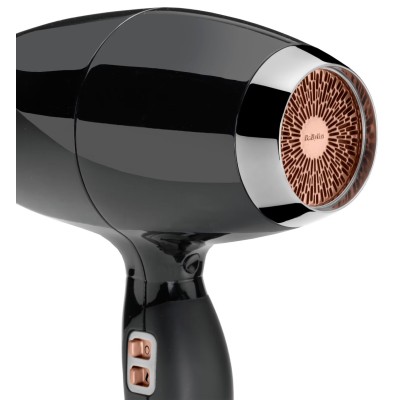 Фен Babyliss Air Power Pro, 2300Вт, 3 режими, дифузор, іоніз-я, хол. обдув, кераміка, чорно-рожевий (6716DE)
