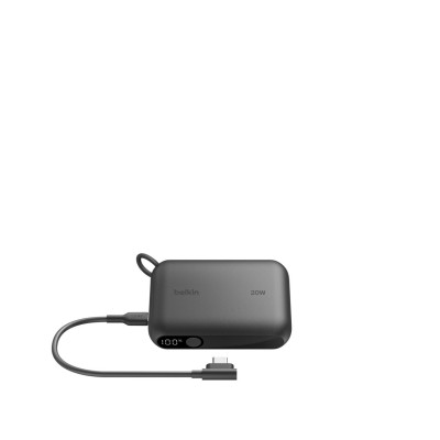 Чохол Belkin із акумулятором 10000мА·год для Nintendo Switch 2 (ENA001HQCH-V2) Charcoal