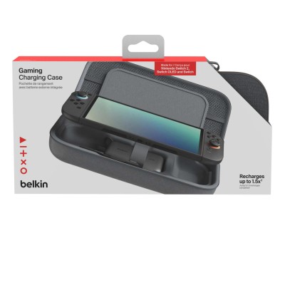 Чохол Belkin із акумулятором 10000мА·год для Nintendo Switch 2 (ENA001HQCH-V2) Charcoal