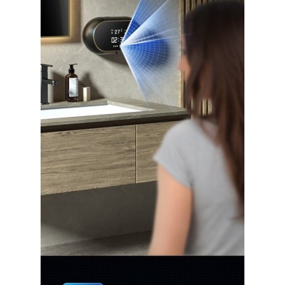 Автоматичний сенсорний настінний диспенсер з годинником MYX-W2 Білий
