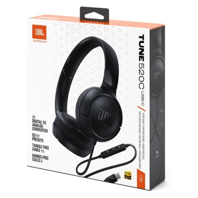 Навушники JBL Tune 520C USB-C (JBLT520CBLK) Black