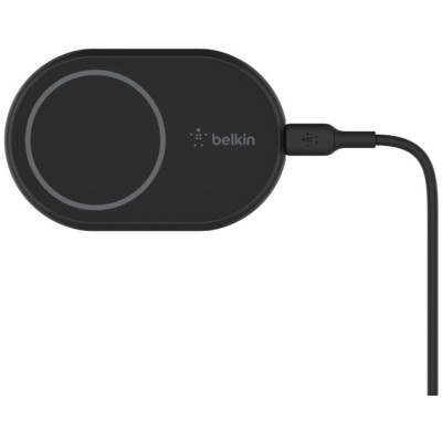 Автомобільний тримач смартфона Belkin Wireless Magnetic Qi (WIC004BTBK-NC) чорний Автомобільний тримач смартфона Belkin Wireless Magnetic Qi (WIC004BTBK-NC) чорний