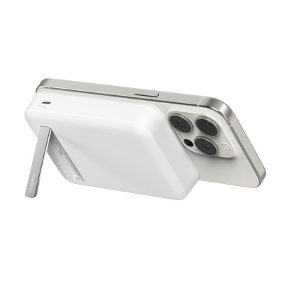 Акумулятор портативний літій-іонний Power Bank Belkin 8000мА·год, 15Вт, MagSafe Qi2, білий