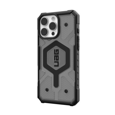 Чохол UAG для iPhone 16 Pro Max, Pathfinder Clear Magsafe, Ash (114465113131)