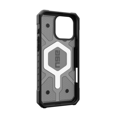 Чохол UAG для iPhone 16 Pro Max, Pathfinder Clear Magsafe, Ash (114465113131)