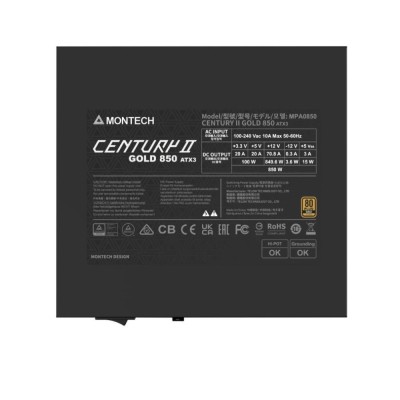 Блок живлення ATX 850W CENTURY II 850 MONTECH Блок живлення ATX 850W CENTURY II 850 MONTECH