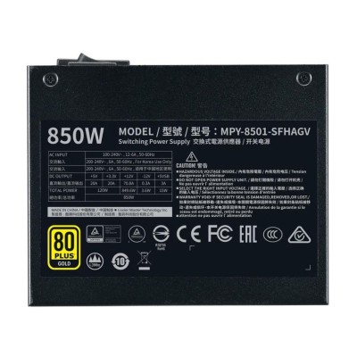Блок живлення SFX 850W MPY-8501-SFHAGV COOLER MASTER Блок живлення SFX 850W MPY-8501-SFHAGV COOLER MASTER