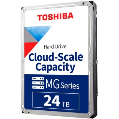 Запам’ятовувальний пристрій на жорстких дисках (HDD) SATA 24TB 7200RPM 6GB/S 512MB MG11ACA24TE TOSHIBA