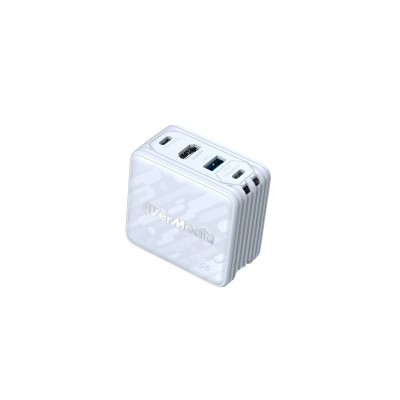 Зарядний пристрій AVerMedia GC313 CORE GO 100Вт 2хUSB-С, 1хUSB-A, 1xHDMI, білий