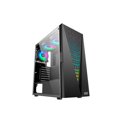 Корпус 2E GAMING Galaxy G2055 без БЖ 2xUSB3.0, 1xUSB2.0, 3x120мм ARGB, VGA 345мм, LCS ready, HUB, TG Side Panel, ATX, чорний (2E Корпус 2E GAMING Galaxy G2055 без БЖ 2xUSB3.0, 1xUSB2.0, 3x120мм ARGB, VGA 345мм, LCS ready, HUB, TG Side Panel, ATX, чорний (2E