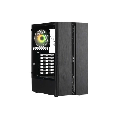 Корпус 2E GAMING Runa G2107 без БЖ 1xUSB3.0, 2xUSB2.0, 1x120мм ARGB, VGA 325мм, LCS ready, TG Side Panel, ATX, чорний (2E-G2107) Корпус 2E GAMING Runa G2107 без БЖ 1xUSB3.0, 2xUSB2.0, 1x120мм ARGB, VGA 325мм, LCS ready, TG Side Panel, ATX, чорний (2E-G2107)