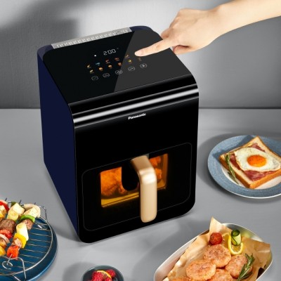 Мультипіч Panasonic 1450Вт, чаша-6л, сенсорне управл., 11 авто. программ, пластик, чорно-синій (NF-CC600ATS)