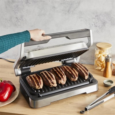Гриль Tefal прижимний OptiGrill 4in1 XL 2200Вт, темп. режимів-4, з`ємні пластини, форма для випічки, метал (GC784D30)