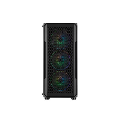 Корпус 2E GAMING Hexagon G338 без БЖ 2xUSB3.0, 1xUSBType-C, 3x120мм ARGB, 1x120мм, VGA 330мм, LCS ready, HUB, TG Side Panel, ATX