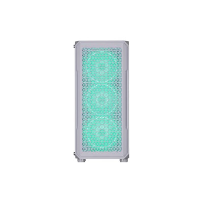 Корпус 2E GAMING Hexagon G338W без БЖ 2xUSB3.0, 1xUSBType-C, 3x120мм ARGB, 1x120мм, VGA 330мм, LCS ready, HUB, TG Side Panel, AT